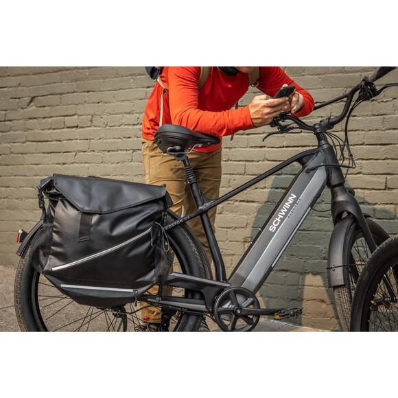 Schwinn Pannier, Seat Pack, Tube Top Phone, or Handlebar Bag for Bicycles, Bl... - Picture 6 of 7